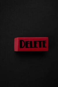 how to delete vcc+++